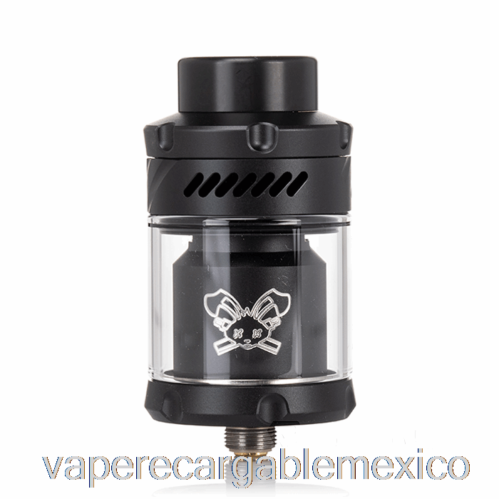 Vape Recargable Hellvape Dead Rabbit V3 25mm Rta Negro Con Logo Blanco
